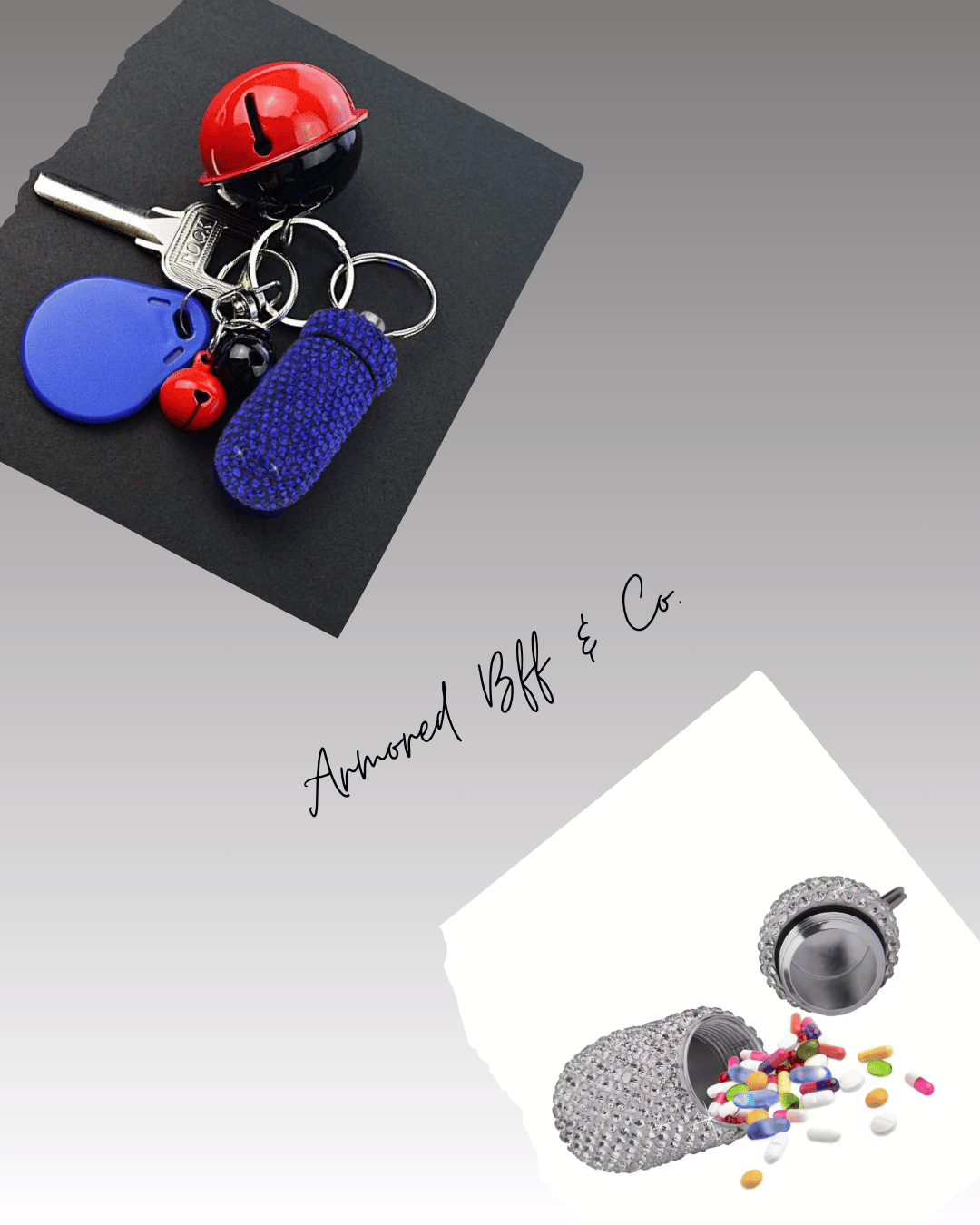 Blinged Pill Holder