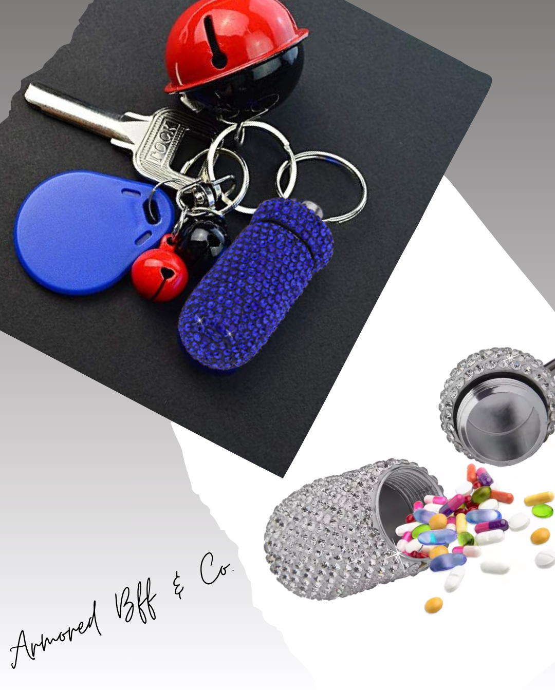 Blinged Pill Holder