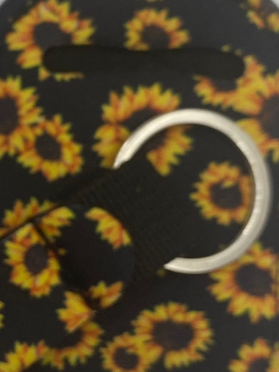 Blk / Sunflower Print