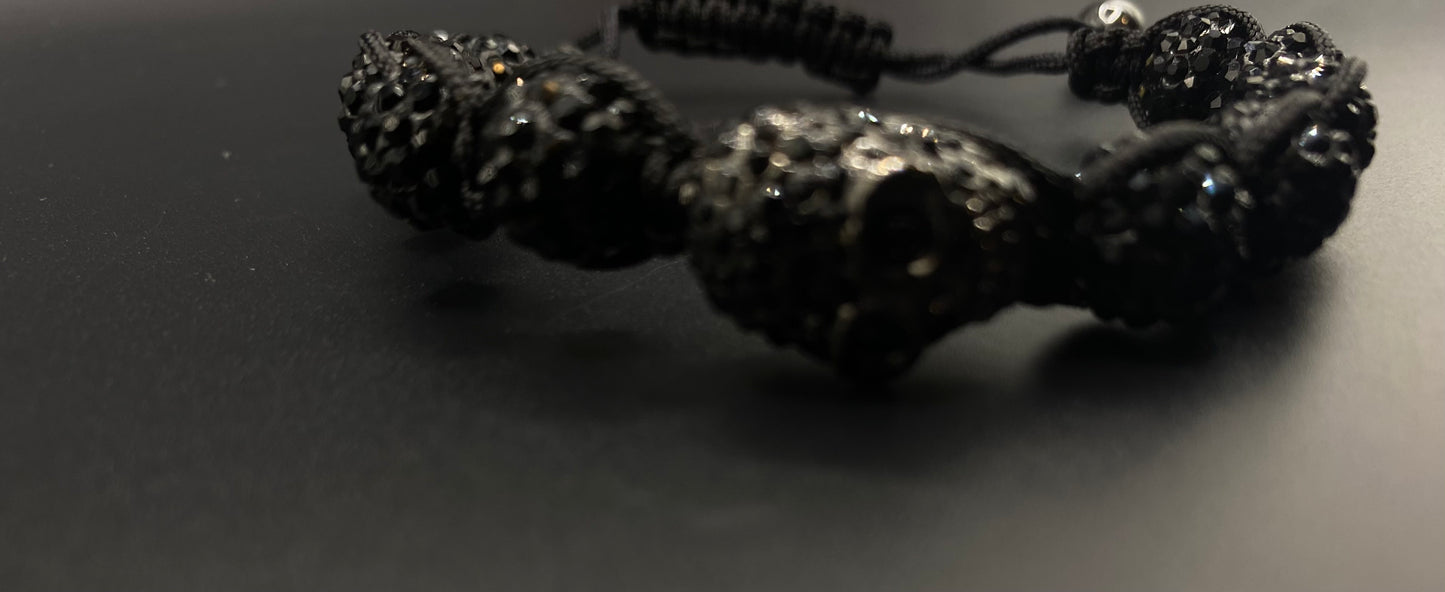 Skull Shamballa Bracelet