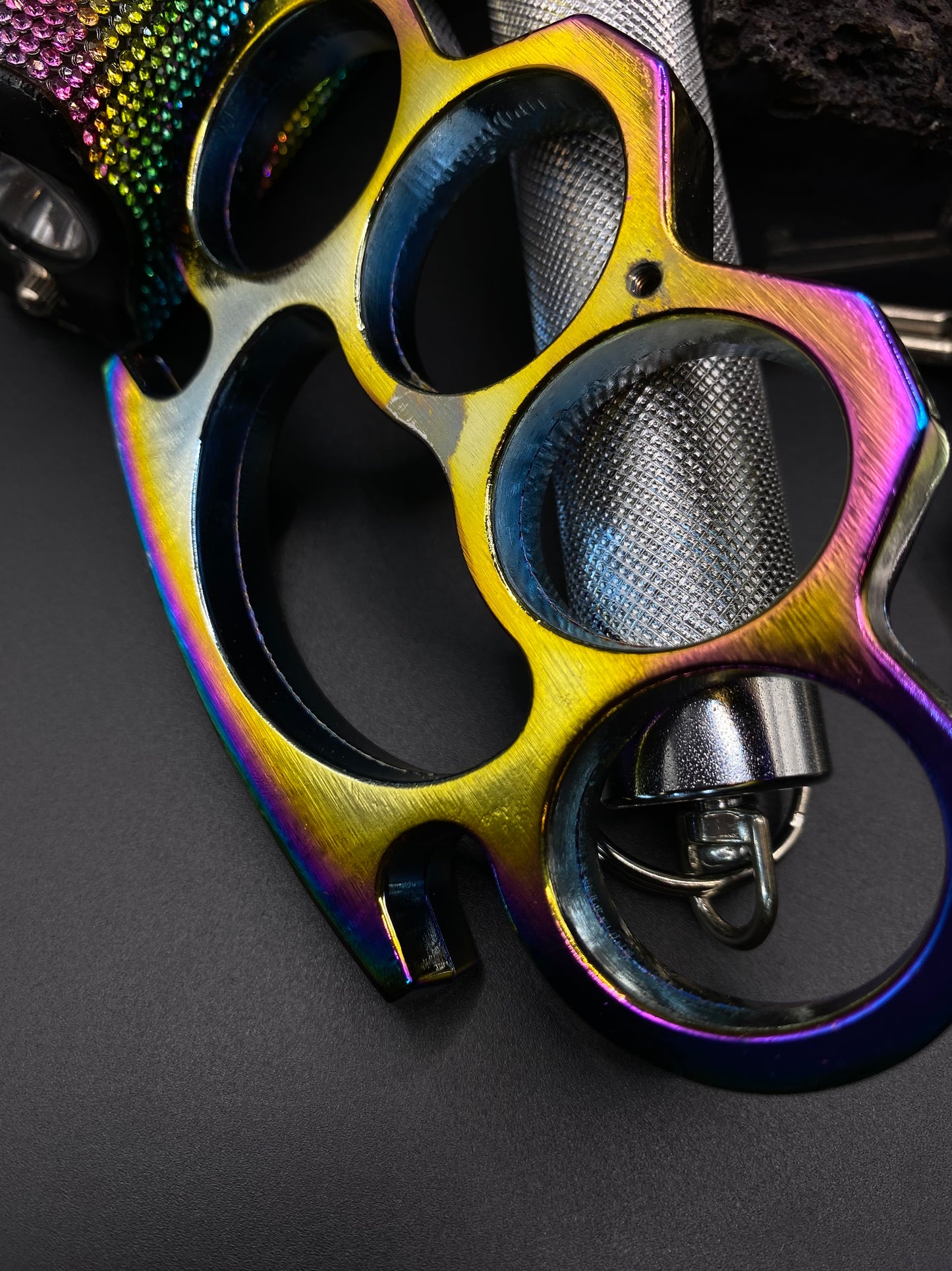Iridescent Brass Knuckles