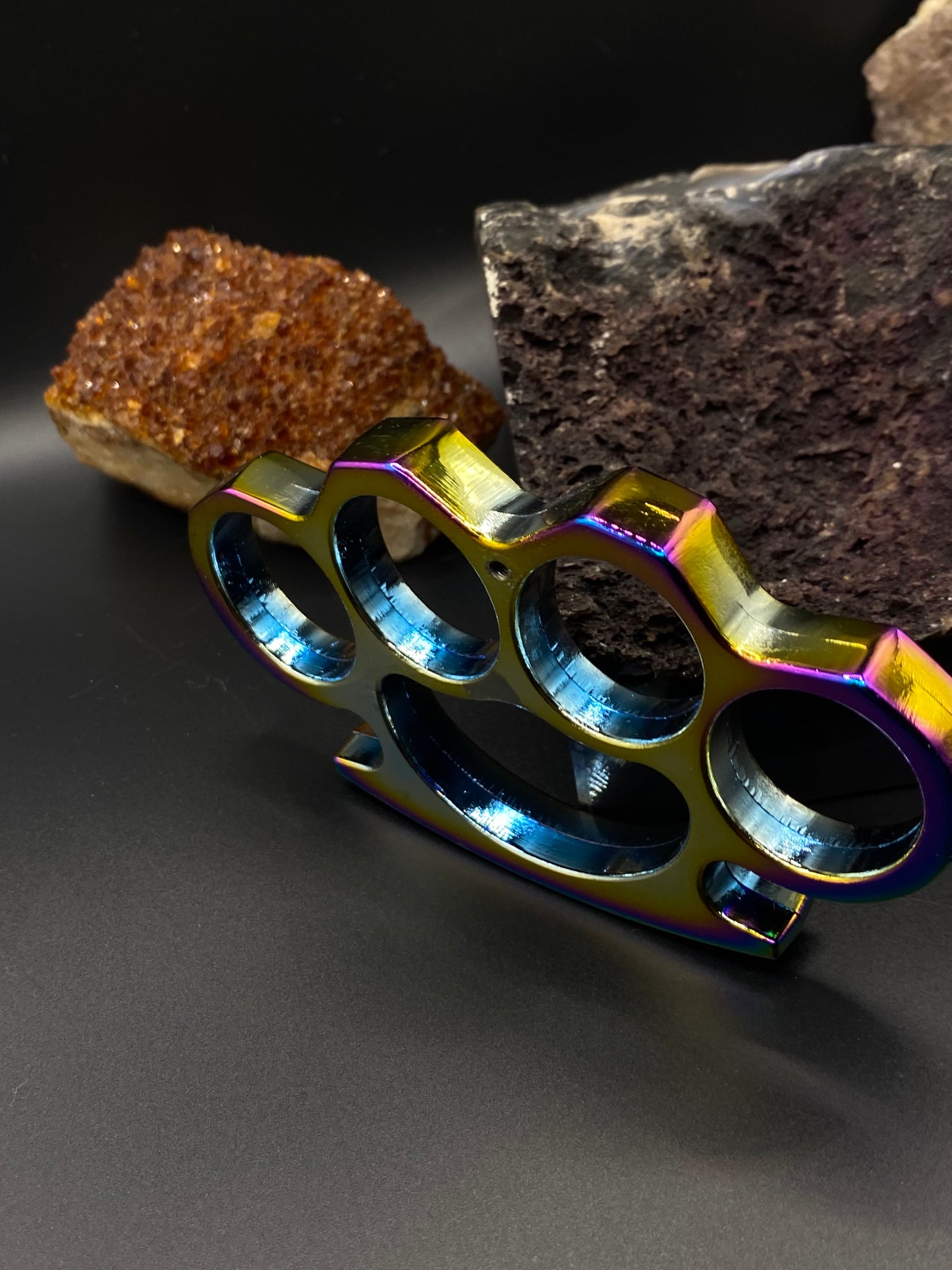 Iridescent Brass Knuckles