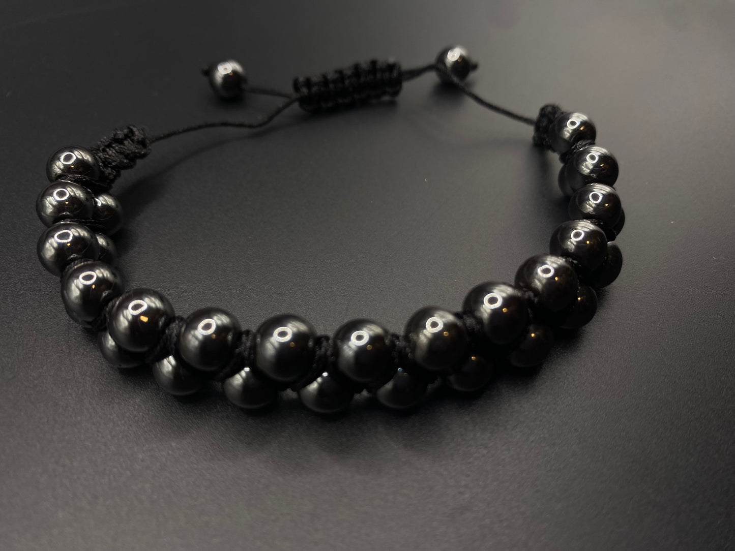 Howlite Shamballa Beaded Bracelet
