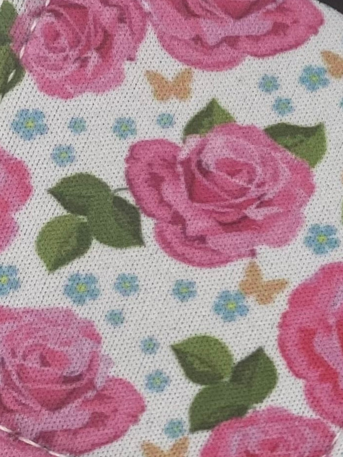 Butterflies / Pink Flower
