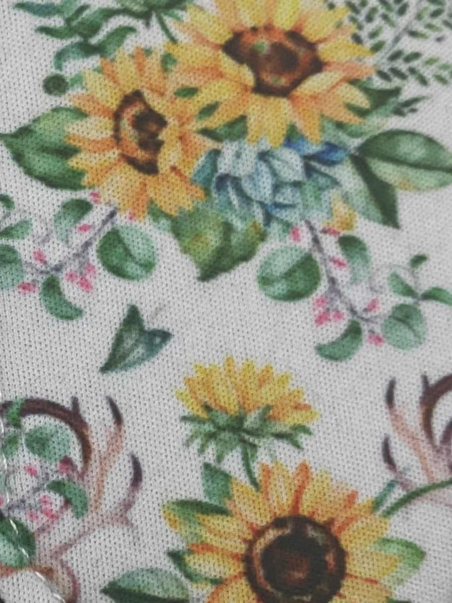 Yellow Flower Print