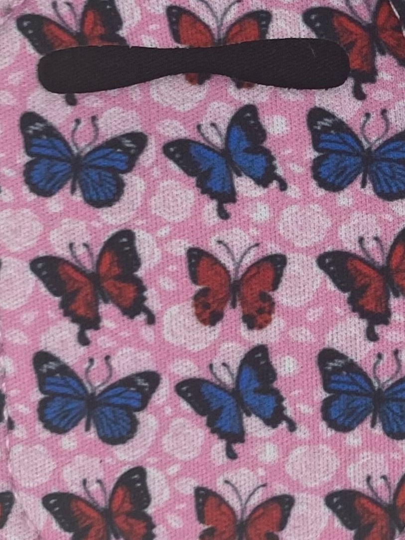 Blu/ Red Butterflies 
