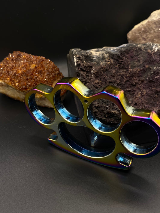 Iridescent Brass Knuckles