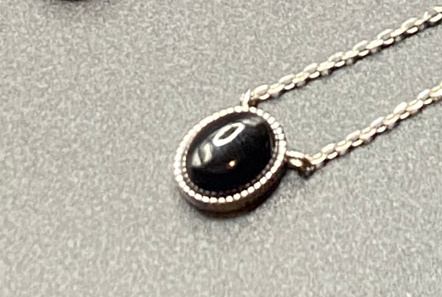 Black Stone Necklace